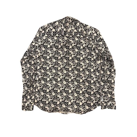 Hawaiian Skulls slim Button Down AOP all over print Shirt Eight-X 2XL 23x29 xxl - Picture 6 of 7